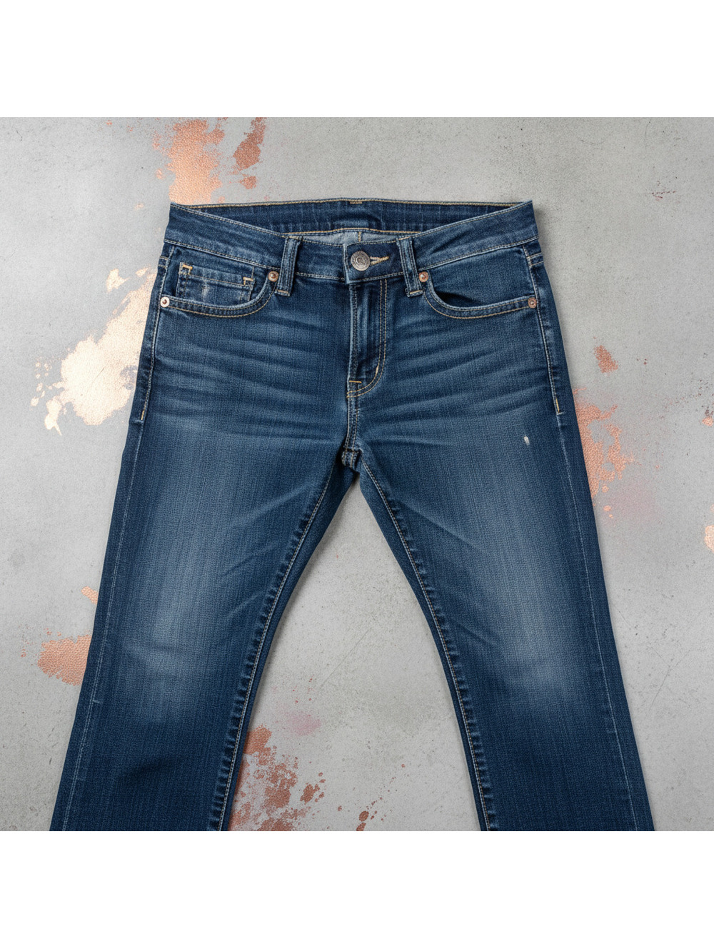 True Religion Brand Jeans Denim Straight Blue 24 Women